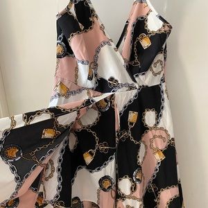 Fashion Nova high low romper